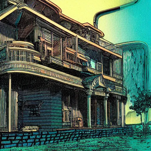 Image similar to house of moebius