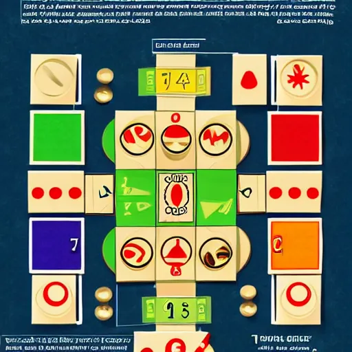 Prompt: evil genius infographic on how to defeat your Parcheesi opponent