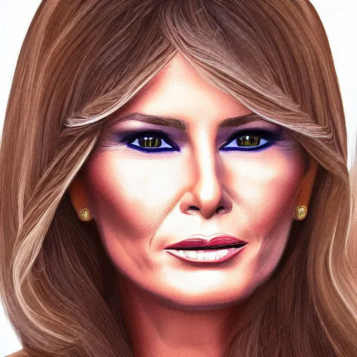 Prompt: digital painting of melania trump in harry potter, fantasy, highly, detailed, realistic, intricate