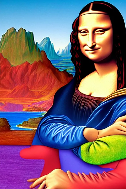 Image similar to mona lisa frank zappa