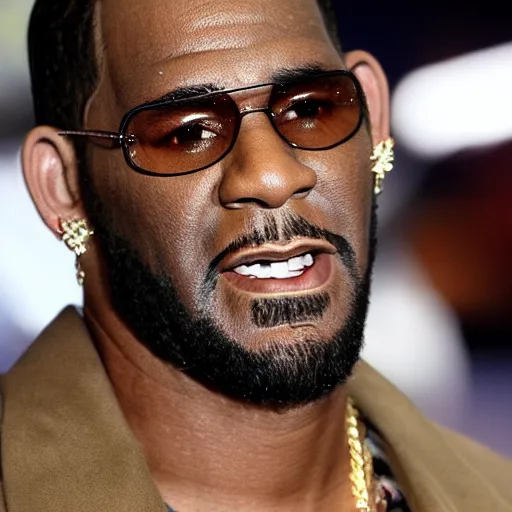 Image similar to r kelly with large earlobs