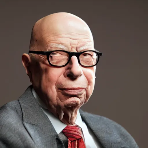 Image similar to uhd candid photo of klaus schwab owning nothing and being very sad, with accurate face, uhd, studio lighting, photorealistic, correct face, photo by annie leibovitz