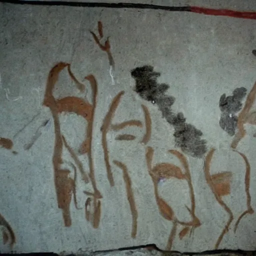 Prompt: Cave-painting!!!! Of (((((((Donald trump))))))