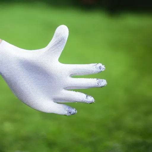 Prompt: the glove is beautiful, but from whence came the hand
