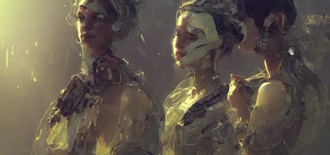 Image similar to solarpunk human, cgsociety, ArtStation, character design