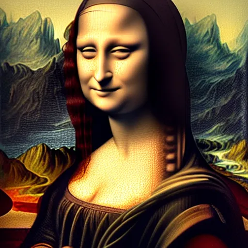 Anime Monalisa, Digital Arts by Melih Ortatepe