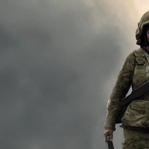 Prompt: kamala harris as a soldier on d - day, intricate detail, volumetric lighting, epic composition, hyper detailed, ultra realistic, sharp focus, octane render, volumetric, ray tracing, sense of awe, swirling mist, 4 k