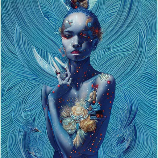 Image similar to stardust, james jean