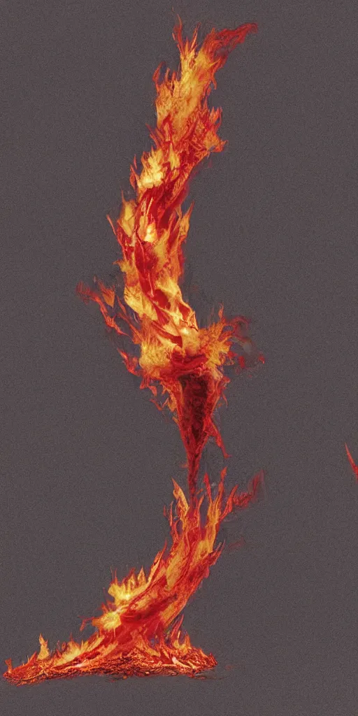 Image similar to fire tornado, photorealistic, highly detailed