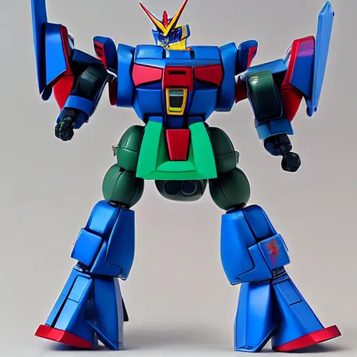 Prompt: chibi super-deformed Cannon Gundam robot toy, by Hajime Katoki, Super Robot Wars