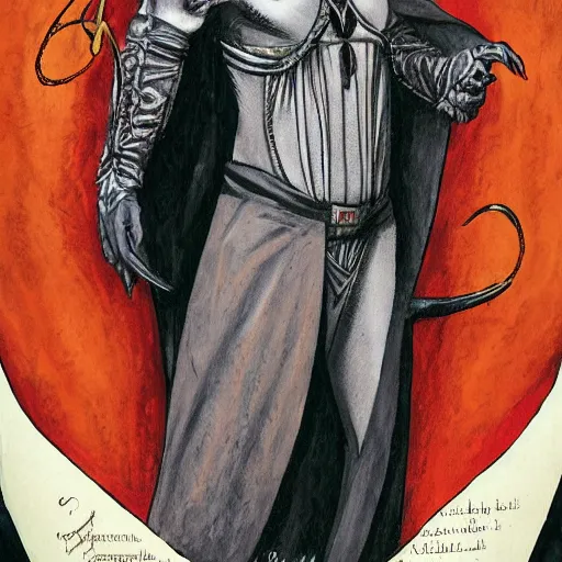 Image similar to christof romuald, vampire the masquarade redemption, art by stephen bliss