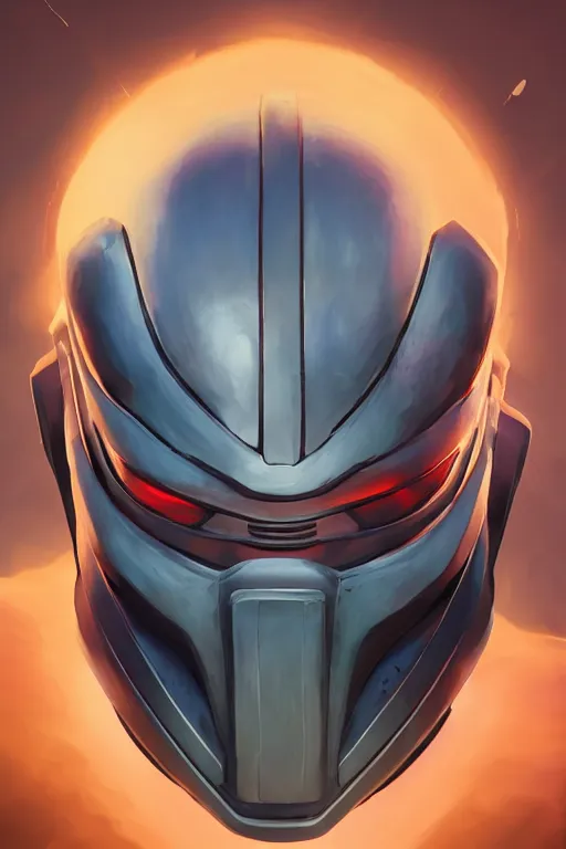 Image similar to epic mask helmet robot ninja portrait stylized as fornite style game design fanart by concept artist gervasio canda, behance hd by jesper ejsing, by rhads, makoto shinkai and lois van baarle, ilya kuvshinov, rossdraws global illumination radiating a glowing aura global illumination ray tracing hdr render in unreal engine 5