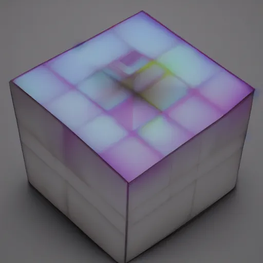 Image similar to a cube, photo, Pastel colors, very detailed, wide angle, enhance colors, trending on deviantart, octane, hyper realism, high detail, enhance lighting, Volumetric composition, dramatic, trending on artstation
