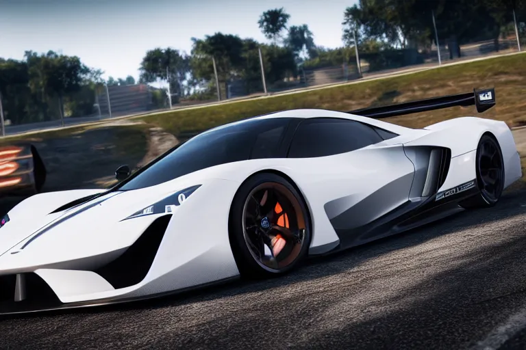 Image similar to photo wallpaper sport car gran turismo 7 forza horizon need for speed fast and furious 5 unreal engine supercar hypercar game concept car octane render, 4 khd 2 0 2 2 3 d cgi rtx style chrome reflexion global illumination ray tracing hdr arstation pixar and disney unreal