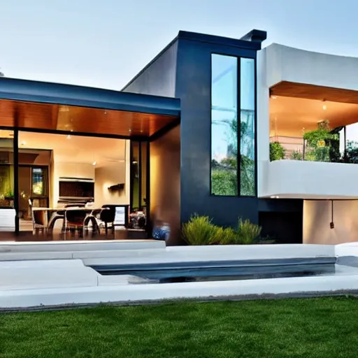 Image similar to the perfect beautiful modern house in los angeles