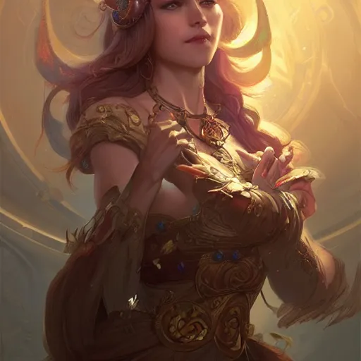 Image similar to prompt truncated after tokenization, d & d, fantasy, intricate, elegant, highly detailed, digital painting, artstation, concept art, matte, sharp focus, illustration, hearthstone, art by artgerm and greg rutkowski and alphonse mucha