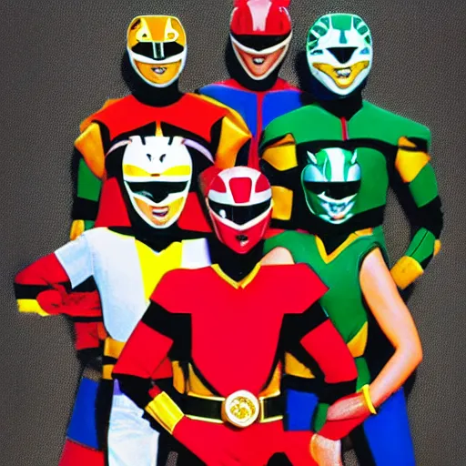 Image similar to The Mighty Morphin Power Rangers