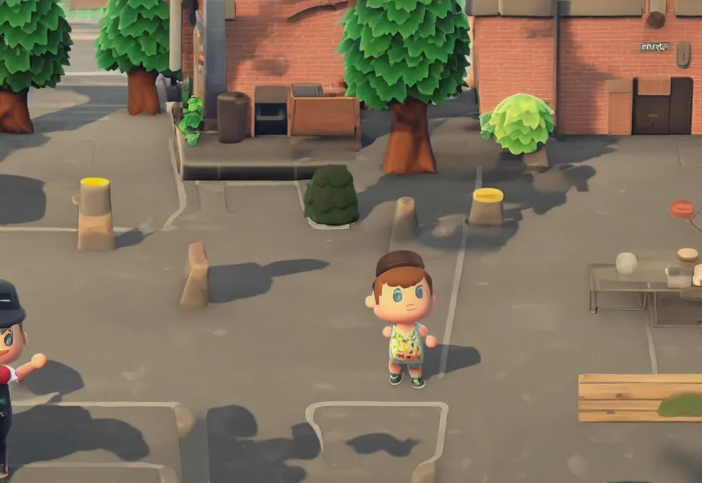 Image similar to elon musk in animal crossing, elon musk in the video game animal crossing, gameplay screenshot, close up, 3 d rendering. unreal engine. amazing likeness. very detailed.