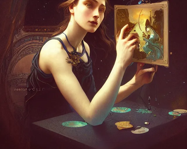 Prompt: photography of joseph cornell, deep focus, d & d, fantasy, intricate, elegant, highly detailed, digital painting, artstation, concept art, matte, sharp focus, illustration, hearthstone, art by artgerm and greg rutkowski and alphonse mucha