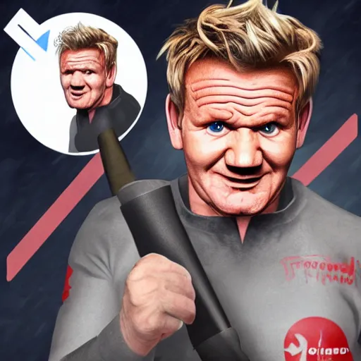 Prompt: Gordon Ramsay as a super smash Bros ultimate playable character