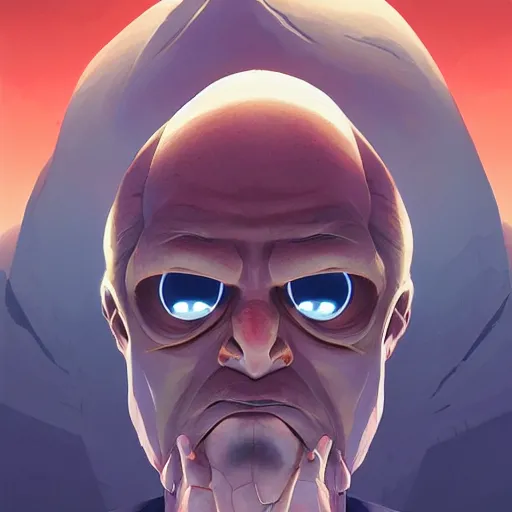 Image similar to face icon stylized minimalist the thing from another world 1 9 5 1, loftis, cory behance hd by jesper ejsing, by rhads, makoto shinkai and lois van baarle, ilya kuvshinov, rossdraws global illumination