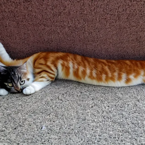 Prompt: very long cat