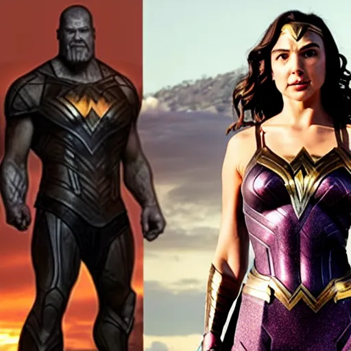 Prompt: gal gadot as thanos