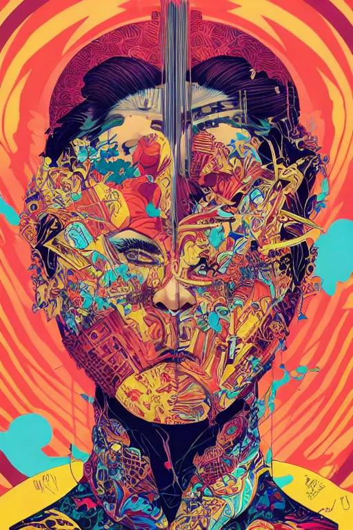 Prompt: Tristan Eaton, victo ngai, artgerm, evil ginger portrait