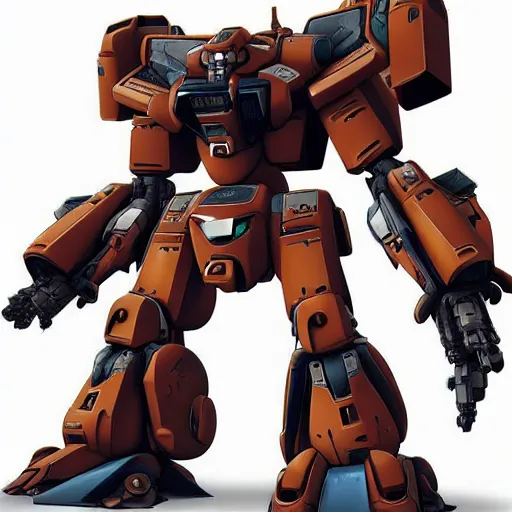 Image similar to biechanical sazabi zaku mecha with extendable multi segmented arms leaking nanotechnology, orangutan mecha with long arms and sci - fi weaponry, realistic, micro details, sci - fi weapons, cannon eos, deviantart