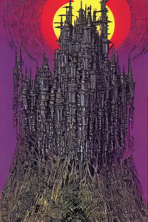 Image similar to castle by Philippe Druillet