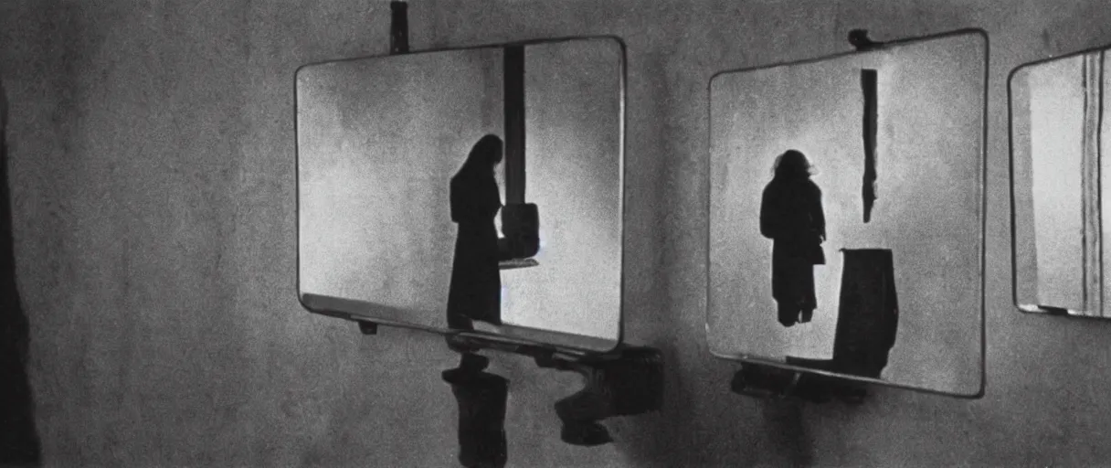 Prompt: film mirror (1975) by andrei tarkovsky