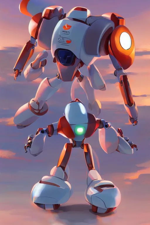 Image similar to metabots medabots medarotto medarot robot minimalist comics, behance hd by jesper ejsing, by rhads, makoto shinkai and lois van baarle, ilya kuvshinov, rossdraws global illumination ray tracing hdr radiating a glowing aura