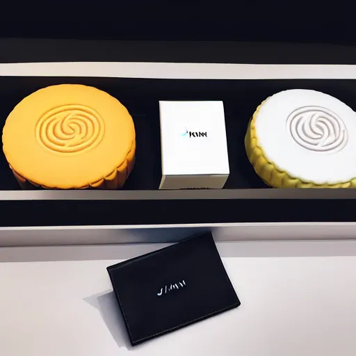 Image similar to jonathan ive dieter rams mooncake 🥮 handbag 👜 👝 packaging