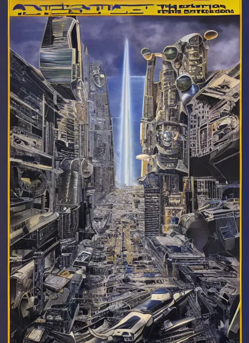 Prompt: artistic depiction of the future of the human civilization and technology, by deodato, mike, highly detailed, futuristic, sophisticated, mesmerizing, technological, prediction of the future
