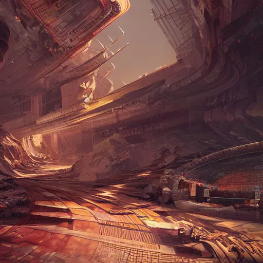 Image similar to cryengine render by android jones, syd mead, and john stephens