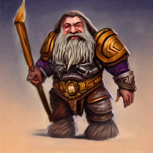 Image similar to high quality concept art of dwarf deathroller