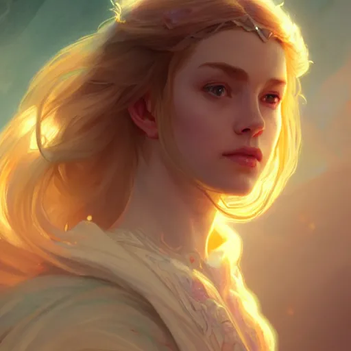 Image similar to aurora, child of light, highly detailed, digital painting, artstation, concept art, smooth, sharp focus, illustration, Unreal Engine 5, 8K, art by artgerm and greg rutkowski and alphonse mucha