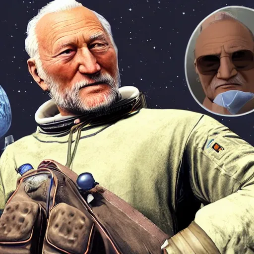 Image similar to buzz aldrin in red dead redemption 2