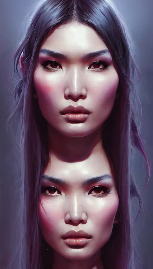 Prompt: road warrior, dance meditation, gemma chan girl portrait, made by stanley artgerm lau, wlop, rossdraws, james jean, andrei riabovitchev, marc simonetti, yoshitaka amano, beksinski artstation, cgsociety