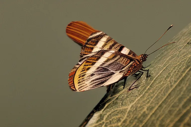 Prompt: macro photograph of a mechanical butterfly | soft colors | by Vermeer | featured on Artstation