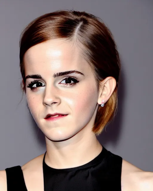 Image similar to bald emma watson