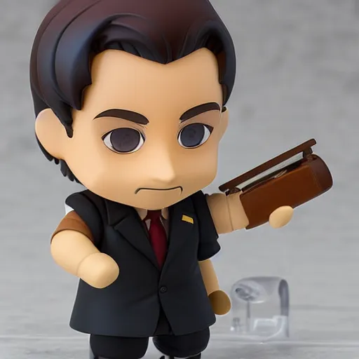 Image similar to robert de niro as nendoroid!, background bar, kodak film