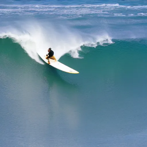 Image similar to 2 person surfing on wave made of cosmic dust