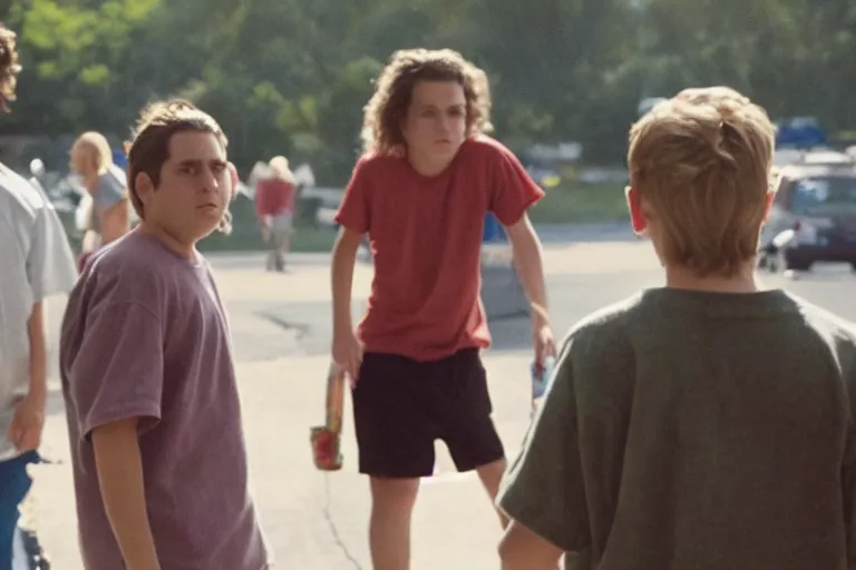 Prompt: mid90s (2018) directed by Jonah Hill