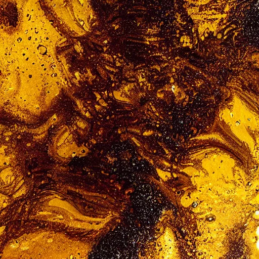 Image similar to photograph of oil mixed with water, abstract, hyperrealistic