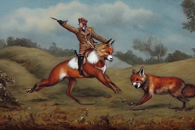 Image similar to fox hunt by randolph