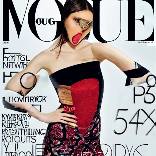 Image similar to editorial model, digis, Vogue