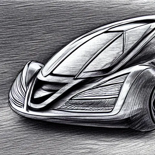 Image similar to futuristic vehicle concept, etch a sketch art