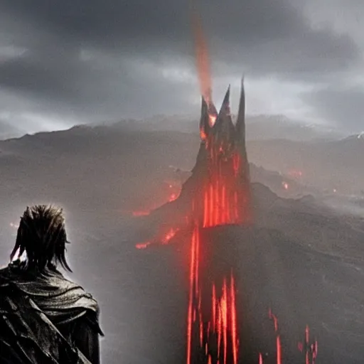 Prompt: Mordor waiting for Sauron