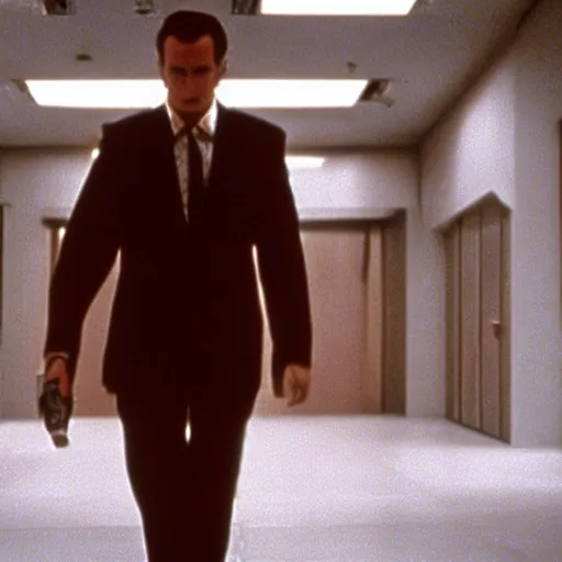 Image similar to liminal space in American Psycho (1999)